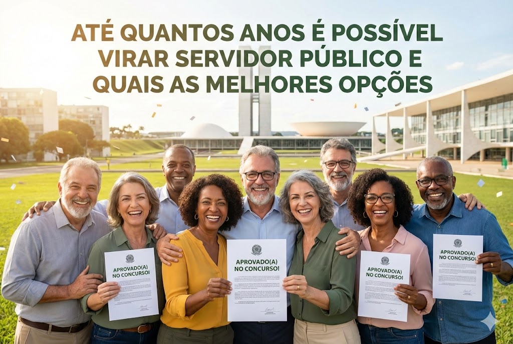 Até quantos anos é possível virar servidor público e quais as melhores opções