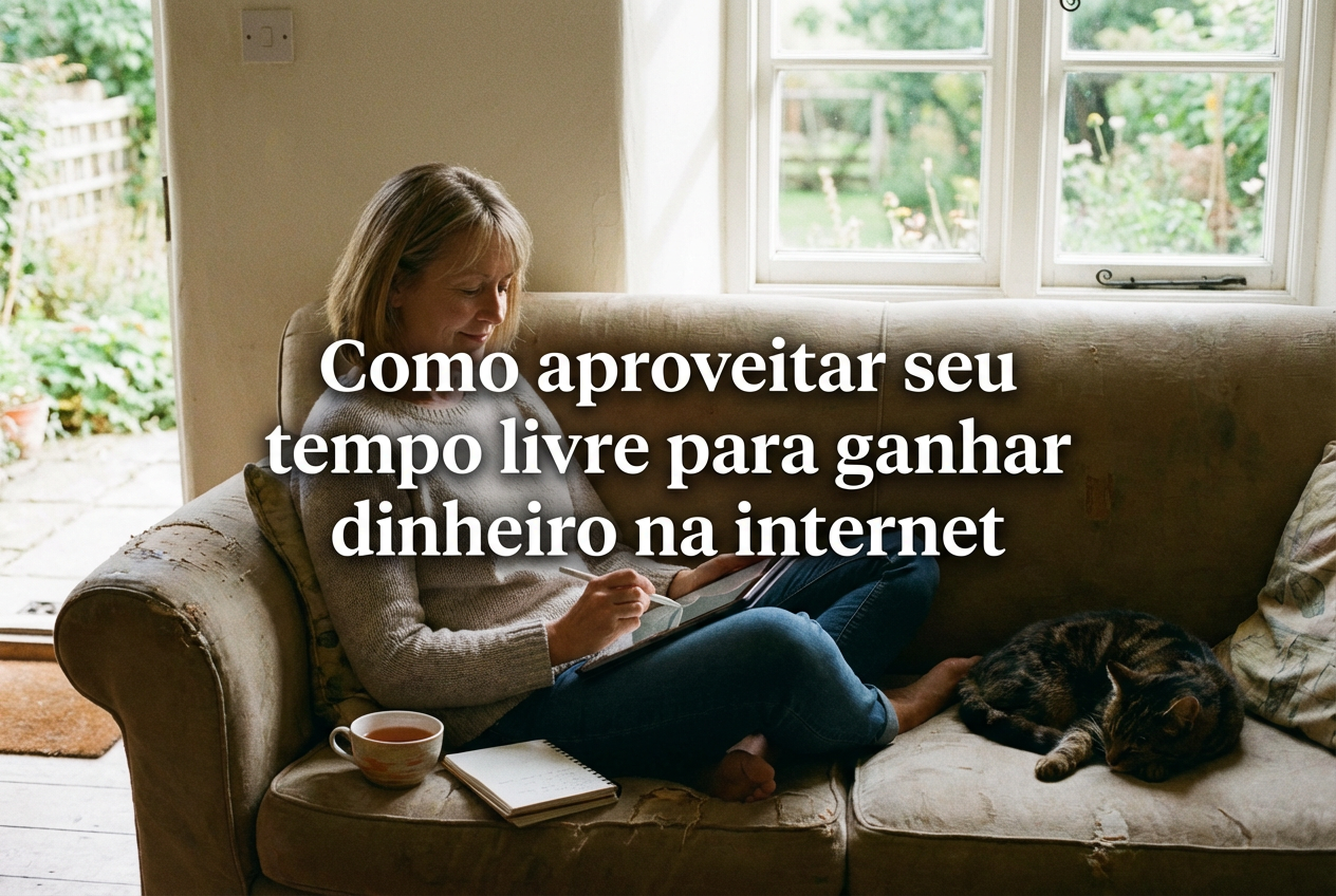 Como aproveitar seu tempo livre para ganhar dinheiro na internet