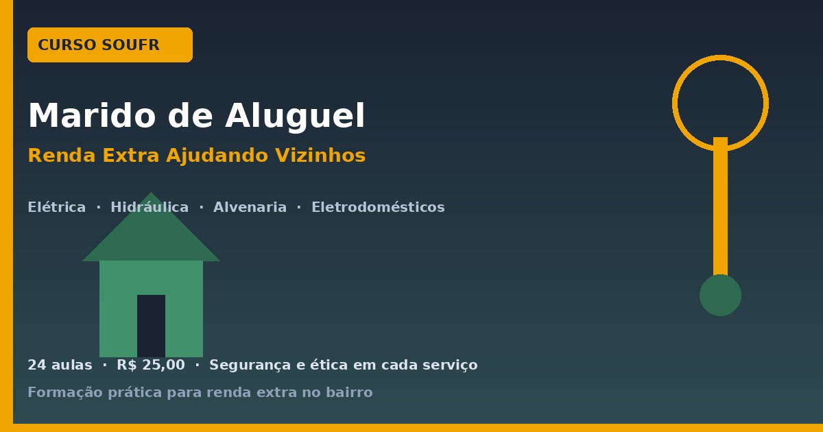 Marido de Aluguel — Renda Extra Ajudando Vizinhos