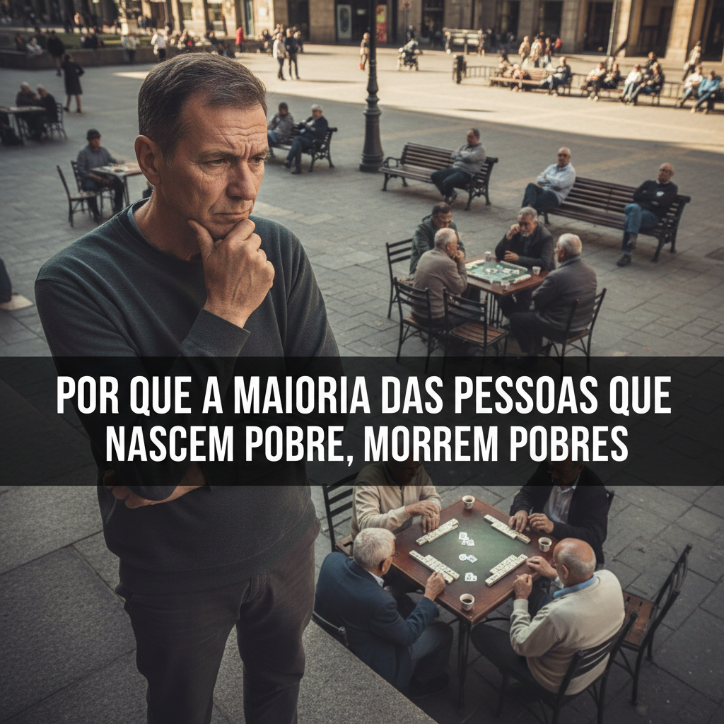 Por que a maioria das pessoas que nascem pobre, morrem pobres?